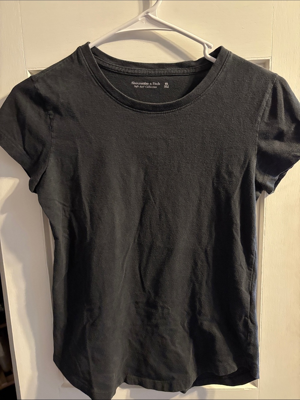 Abercrombie & Fitch Black Short Sleeve Crew Tee